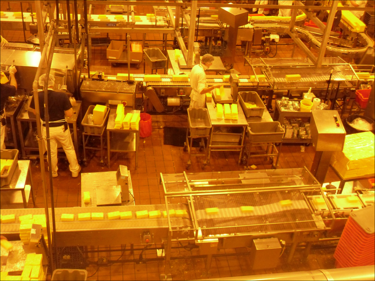 Tillamook, OR-Photos take @ Tillamook Cheese Factory~ Processing Lines